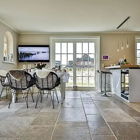 Reetdach Friesenhaus Listperle Casa de Férias *