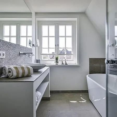 Reetdach Friesenhaus Listperle Casa de Férias